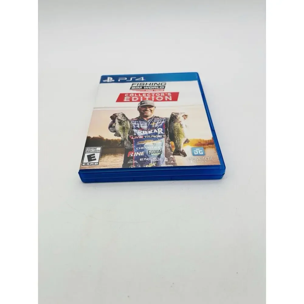 Fishing Sim World Pro Tour Collectors Edition - Sony PlayStation 4 Tested Works